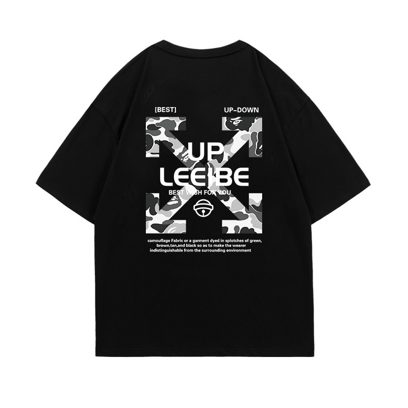 Small Red Book Recommendation -- Tide Card Original 2022 Summer New Round Collar Pure Cotton Lovers Loose version T-shirt-Taobao