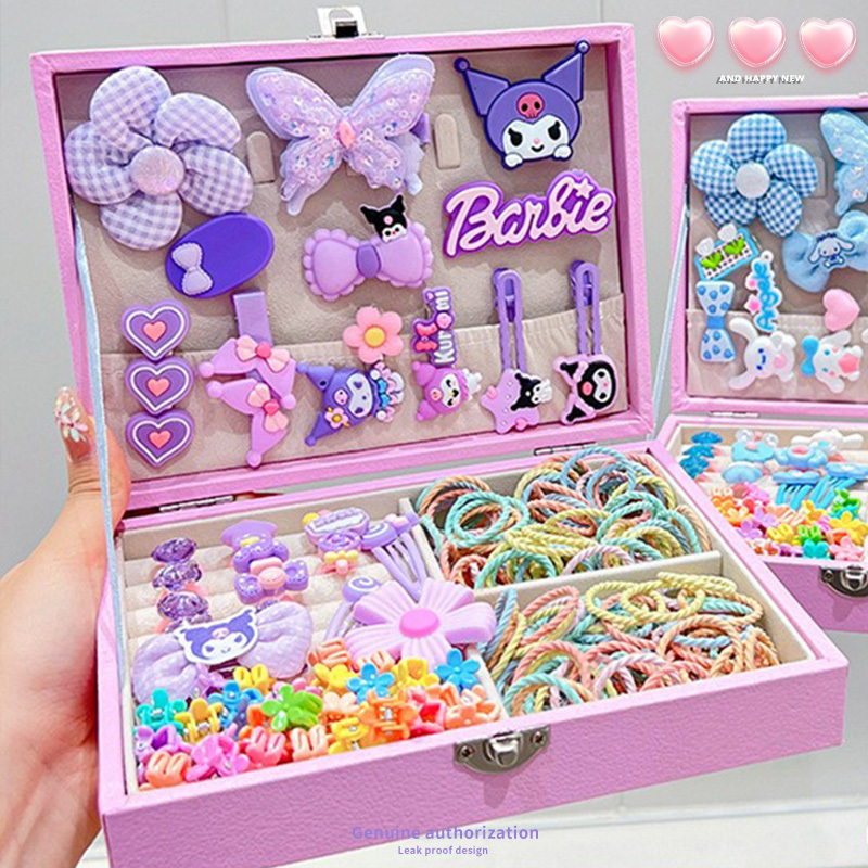 Little Girl's Birthday Gift, Children's Hair Clips, Toy Hair Accessories Gift Box, Girls' Jewelry for Ages 3-9, Princess Style Little Girl's Birthday Gift, Children's Hair Clips, Toy Hair Accessories Gift Box, Girls' Jewelry for Ages 3-9, Princess Style