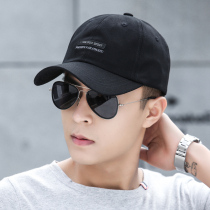 Hat Mens Summer Black Trend Baseball Cap Fashion Youth Cap Outdoor Sunshade Sun Hat