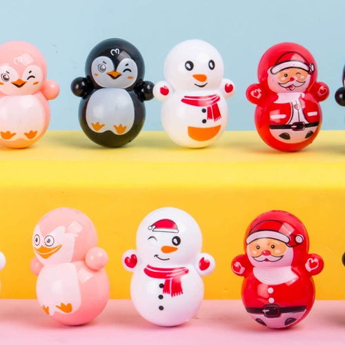 Мультяшная милая маленькая настольная неваляшка, игрушка, популярно в интернете