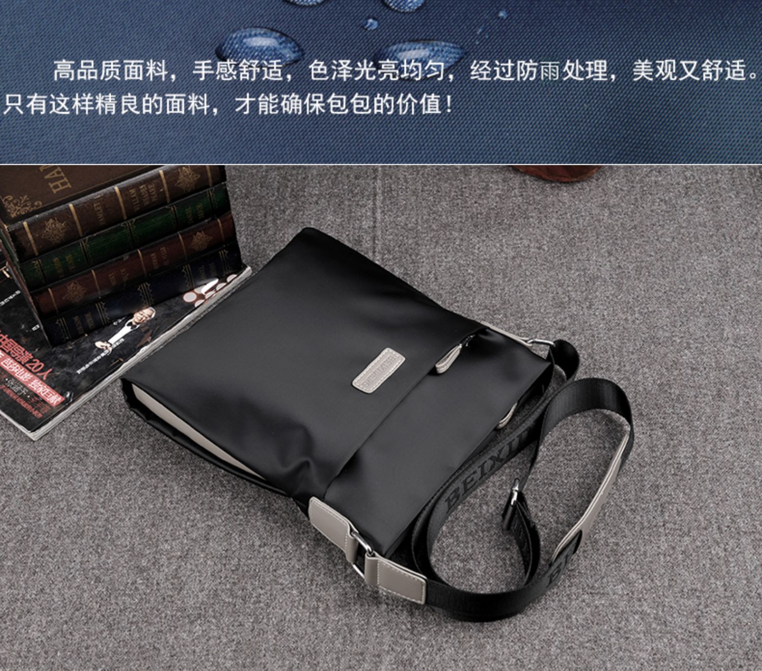 Túi đeo vai nam vải bố Messenger túi nhỏ ba lô túi thể thao giản dị thời trang Phiên bản Hàn Quốc của chiếc cặp đeo chéo thủy triều - Túi của con người túi xách du lịch