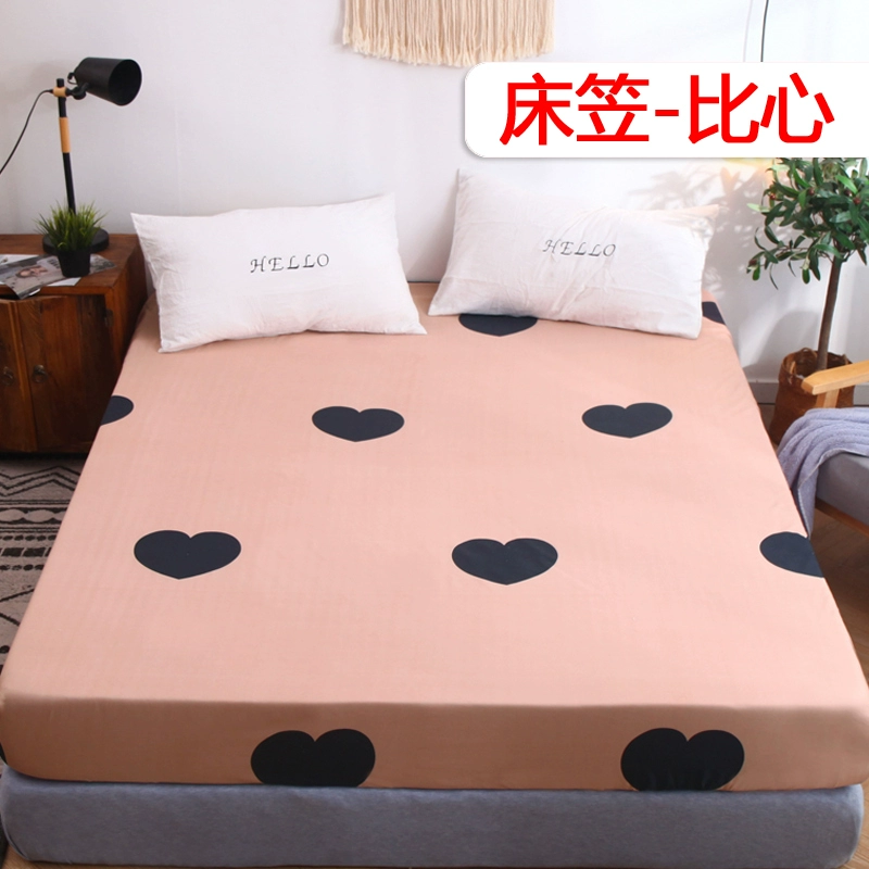 Giường ga giường li phần đơn sinh viên ký túc xá giường đơn 1,8 mét 1,5m phim hoạt hình 1,2 quilt in gió - Khăn trải giường