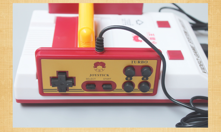 Máy chơi game Nintendo đôi hoài cổ gia đình retro cổ điển cassette thẻ nhà fc đỏ trắng TV - Kiểm soát trò chơi nút chơi game pubg