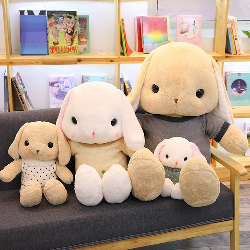 Плюшевый кролик, игрушка, милая тряпичная кукла, детская подушка для сна, Южная Корея, подарок на день рождения