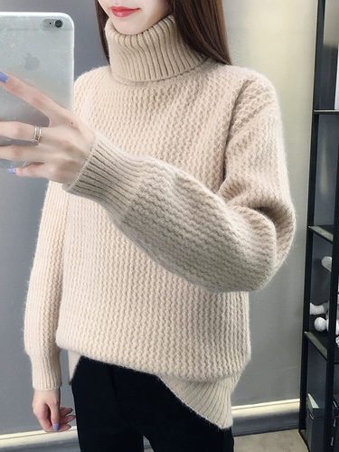 Зимний приятный телу свитер, увеличенная толщина, коллекция 2022, оверсайз