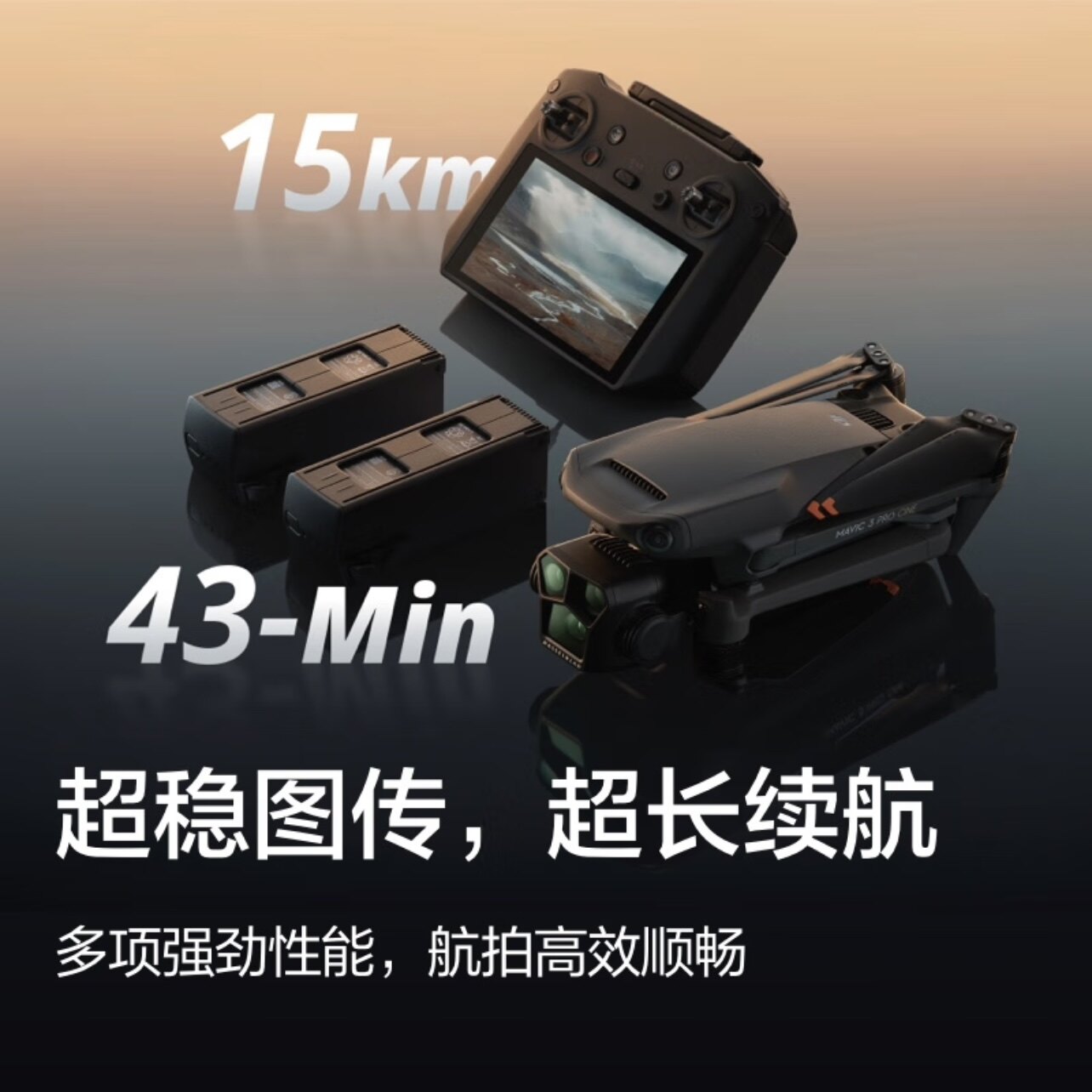Квадрокоптер DJI Mavic 3 Pro стандартный комплект с DJI RC