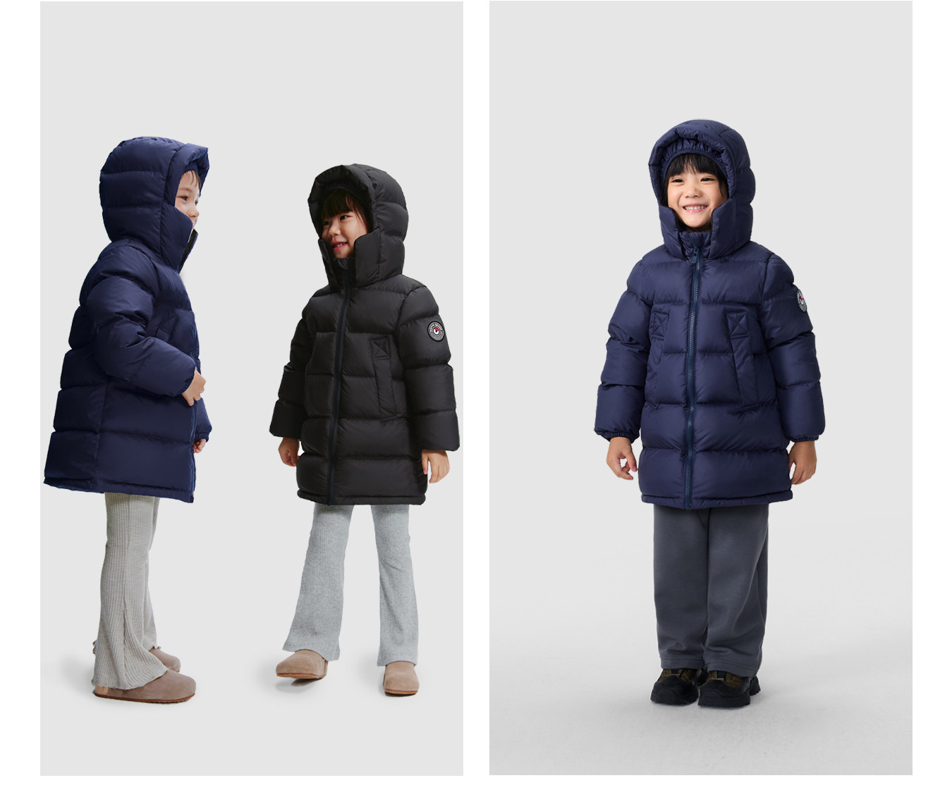 Nanny Goose Mid Length Long Length Face Care Thickened Children's down Jacket — 19