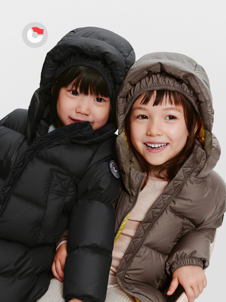 Nanny Goose Mid Length Long Length Face Care Thickened Children's down Jacket — 2