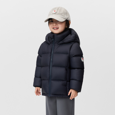 Nanny Goose Children's Short down Jacket with Hood, Warm Puffer Coat for Boys and Girls, Windproof Casual Thickened Winter Wear — 3