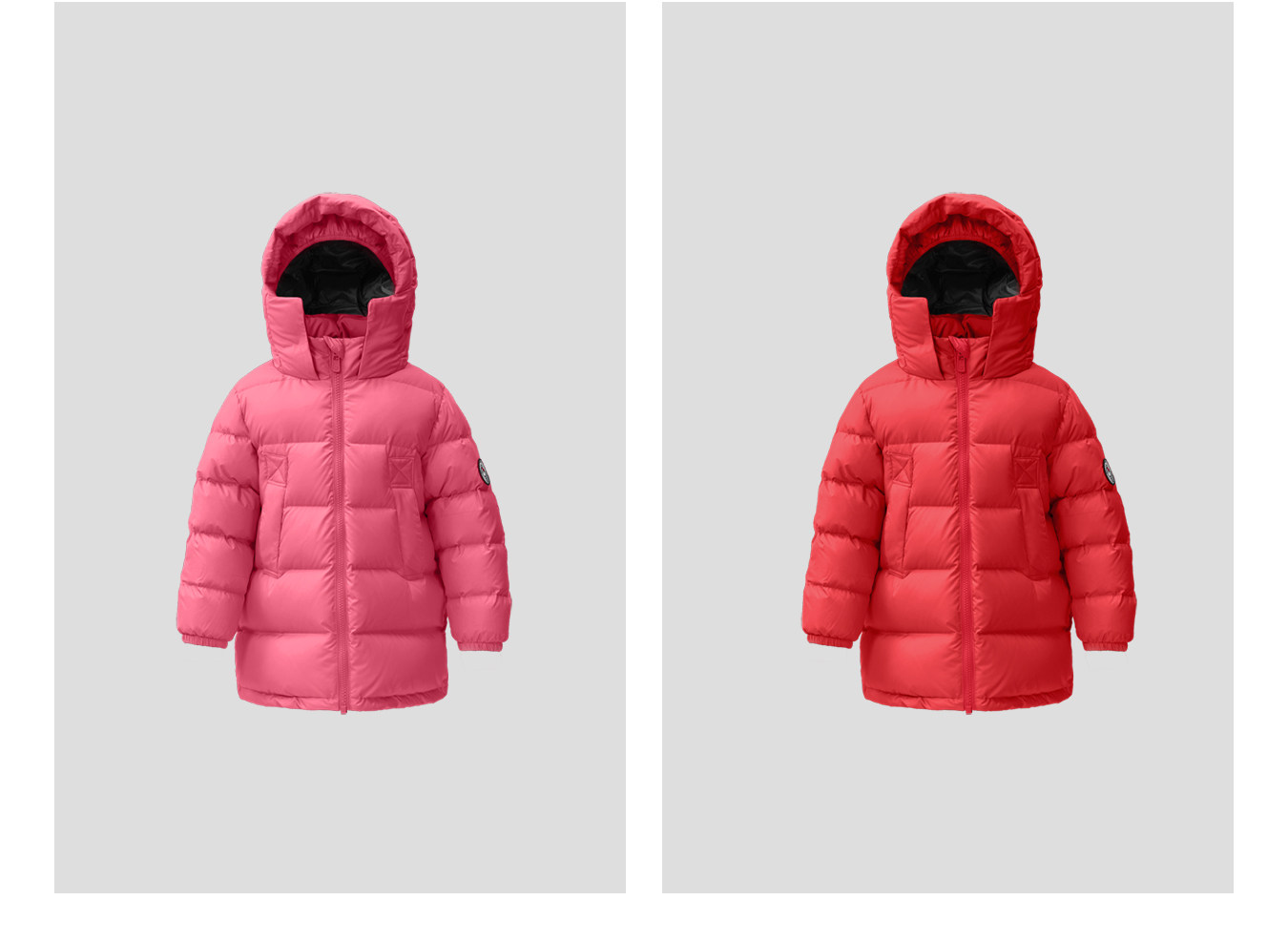 Nanny Goose Mid Length Long Length Face Care Thickened Children's down Jacket — 35