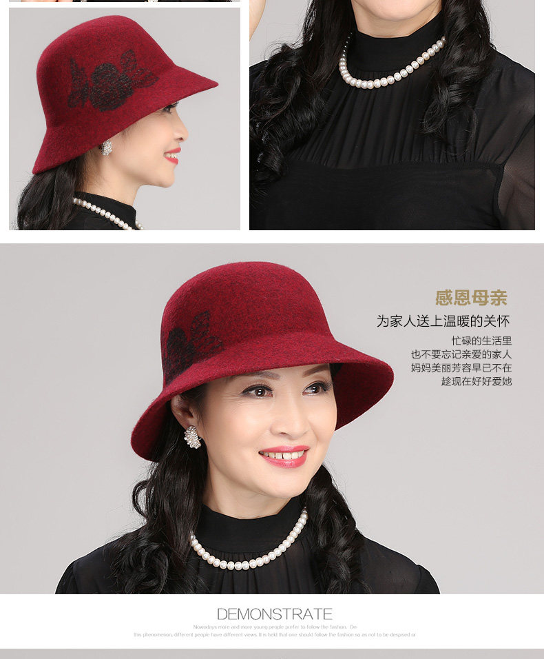 Chapeau pour femme en Melange de laine - Ref 3233344 Image 13