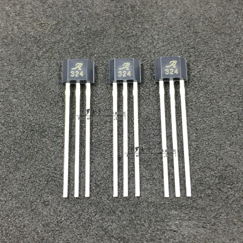 A1324LUA-T low noise linear Hall sensor 324 Hall element A324 SIP-3 straight plug-Taobao