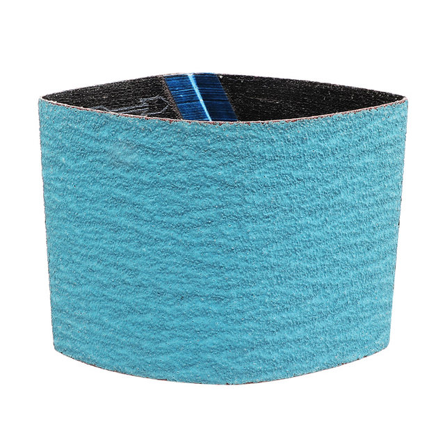Wire drawing machine rubber wheel brushing wheel zirconium corundum belt sandpaper wheel imported snow pattern broken wire stainless steel grinding