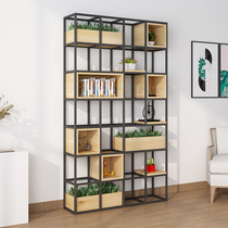 Nordic Wind Office Partition Shelve Net Red Wall Cabinet Personality Art Decor Aisle TV Background Leaning Against Wall Narrow Frame