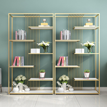 Nordic Living Room Aisle Trim Cabinet Office Multilayer Partition Containing Floor Wall Cabinet Separator Contained Long Shelf