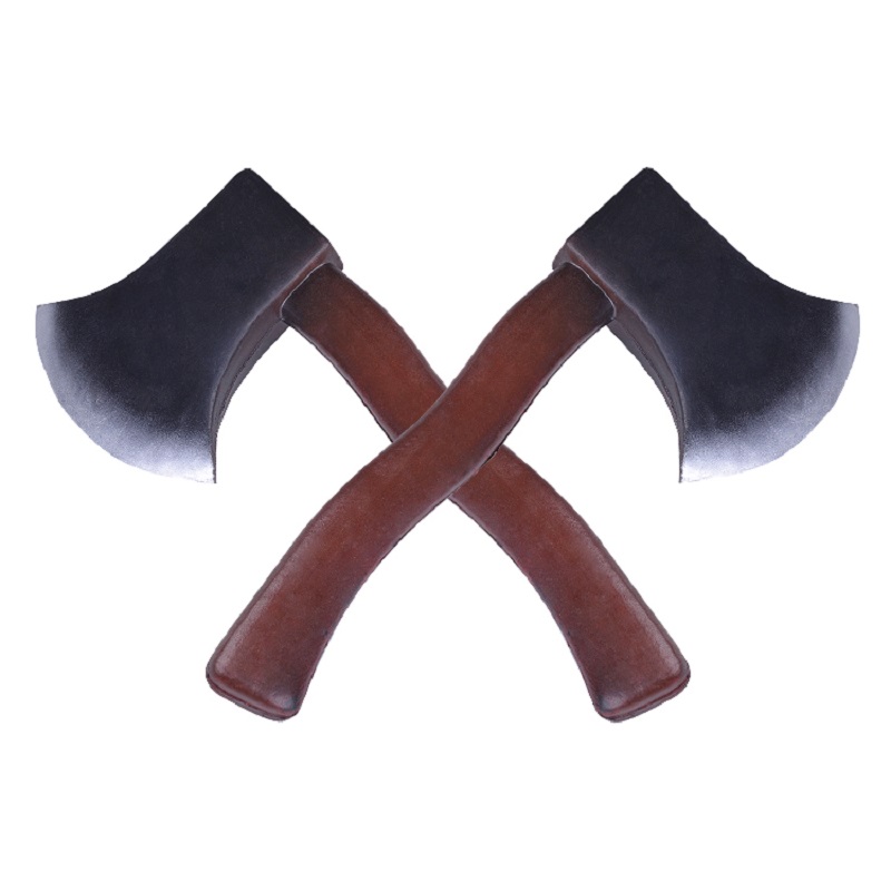 Axe Help Props Cos Beach Gang Rubber Fake Axe Child Soldier PU Emulated Axe Xu Wen Strong Hat