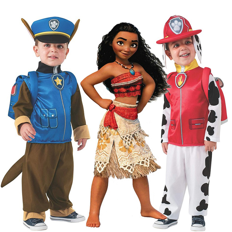 Wang Wang's Archie Mao Mao Every Day Characters Performance to the Halloween Oceanic Chirim Moana COSPLAY COSTUME
