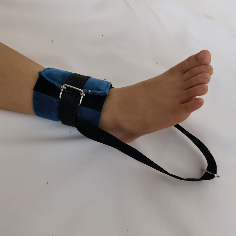 Ankle Traction Belt Knee and Ankle Stretching Strap Brick Hanging Foot Sleeve Ankle Lowering Traction Device Heightening Leg Lengthening for Adults