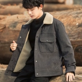 Утепленный пуховик, бархатная вельветовая куртка