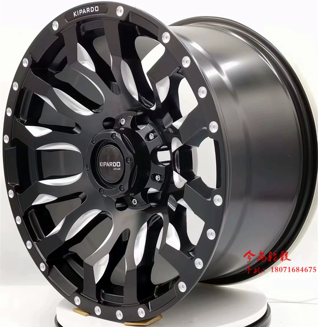 Bánh xe off-road âm tính 17 inch thích ứng với Chase T60D90 Nissan Tudana Navarra Ruiqi 6 Pickup Gun Wall tuyệt vời - Rim