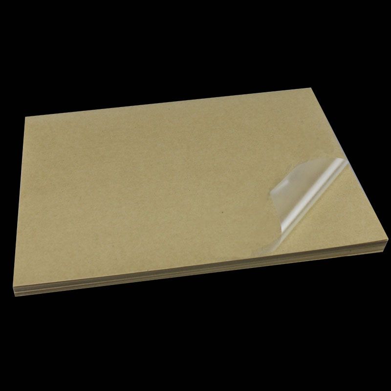 A4 transparent self-adhesive printing paper laser printing paper label sticker waterproof and oilproof (full 100 sheets)