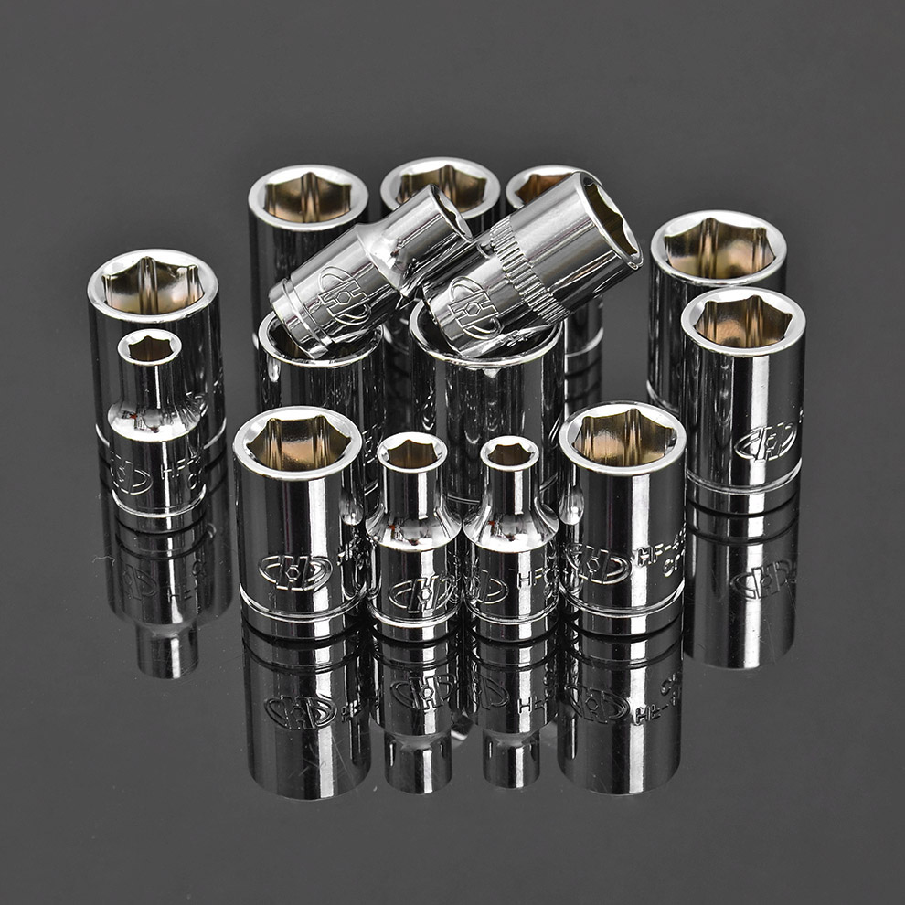 Huafeng giant arrow socket hardware tools 6 3mm1 41 4 inch socket wrench outer hexagonal sleeve head sleeve wrench