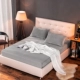 Giường nhung pha lê Giường đơn trải giường che phủ bảo vệ che bụi mùa đông dày nệm ấm trượt 	ga chun trải giường 2mx2m2	