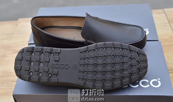 ECCO 爱步 Reciprico 莫克系列 一脚套 男式莫卡辛鞋 驾车鞋 镇店之宝￥506 两色可选 中亚Prime会员免运费直邮到手约￥564