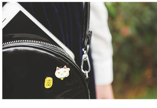 Nhỏ tươi pin cổ áo Nhật Bản gió phim hoạt hình trâm Cat hành tinh thỏ thỏ trâm huy hiệu thủy triều ghim cài áo vest nữ