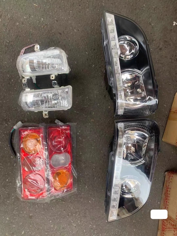 Golden Cup Western Cowboy Little Golden Cow Headlight Assembly Front Fog Light Rear Tail Light Western Cowboy Light Accessories