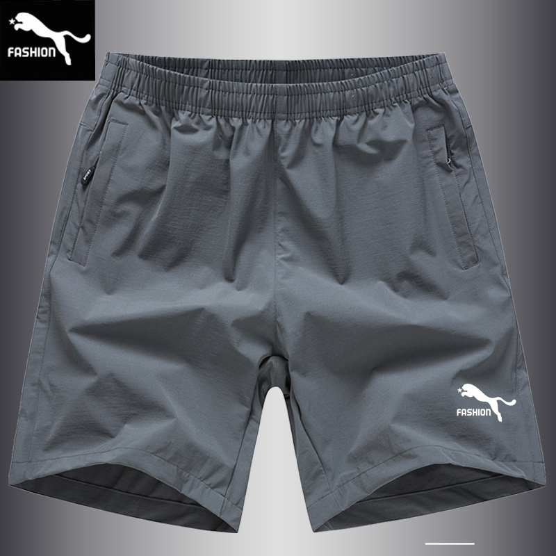 Men's Summer Sports Shorts, Loose-Fitting Five-Point Shorts, Quick-Drying Beach Shorts, Fitness Shorts, Large Size Shorts