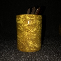 Factory direct sales gold camphor pen holder creative handmade small fresh student cute childrens desk storage