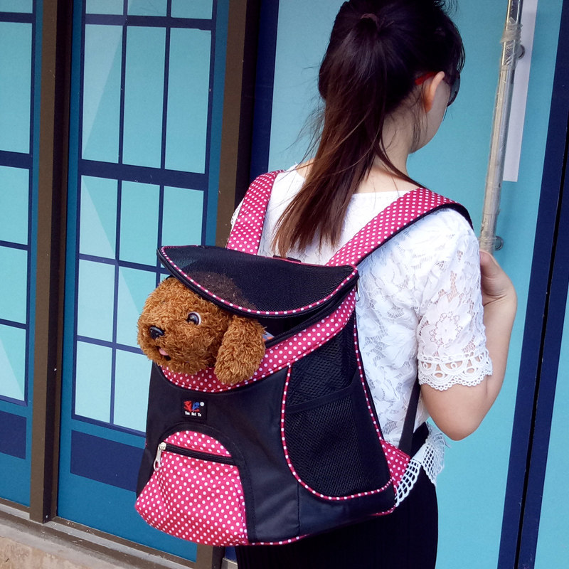 Cat-bag dog Shoulder Bag Pets Out of Double Shoulder Bag Teddy Dogs with Kitty Bag Cat Out of Portable Chest Front Dog Bag Pet Bag