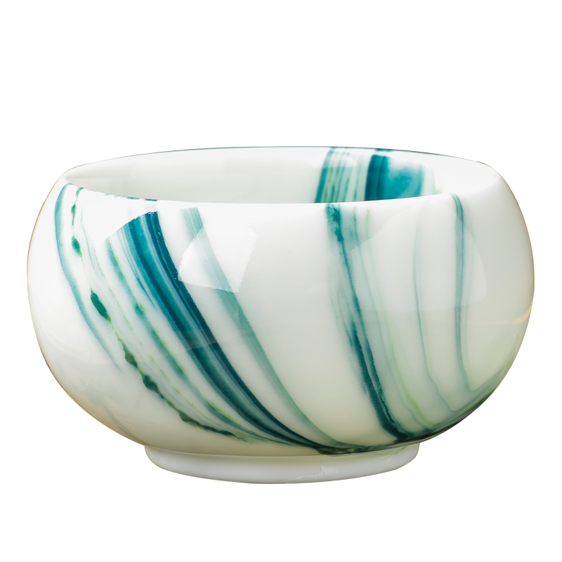 Ice crack creative move jingdezhen up ceramic cups water cup kung fu tea master cup single CPU