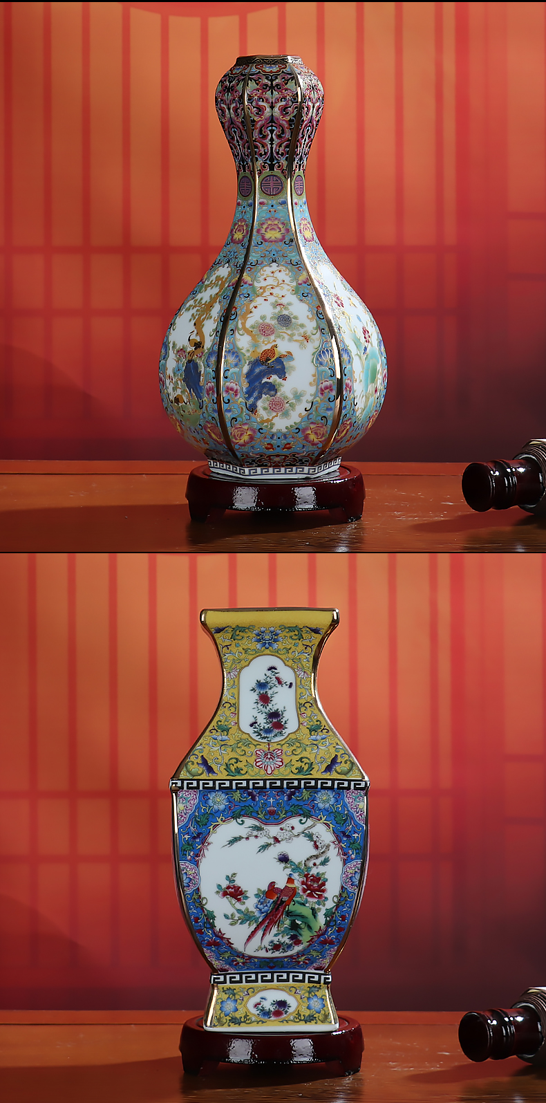 Archaize up with jingdezhen ceramic vases, flower arranging flower implement restoring ancient ways furnishing articles sitting room of Chinese style household porcelain ornaments