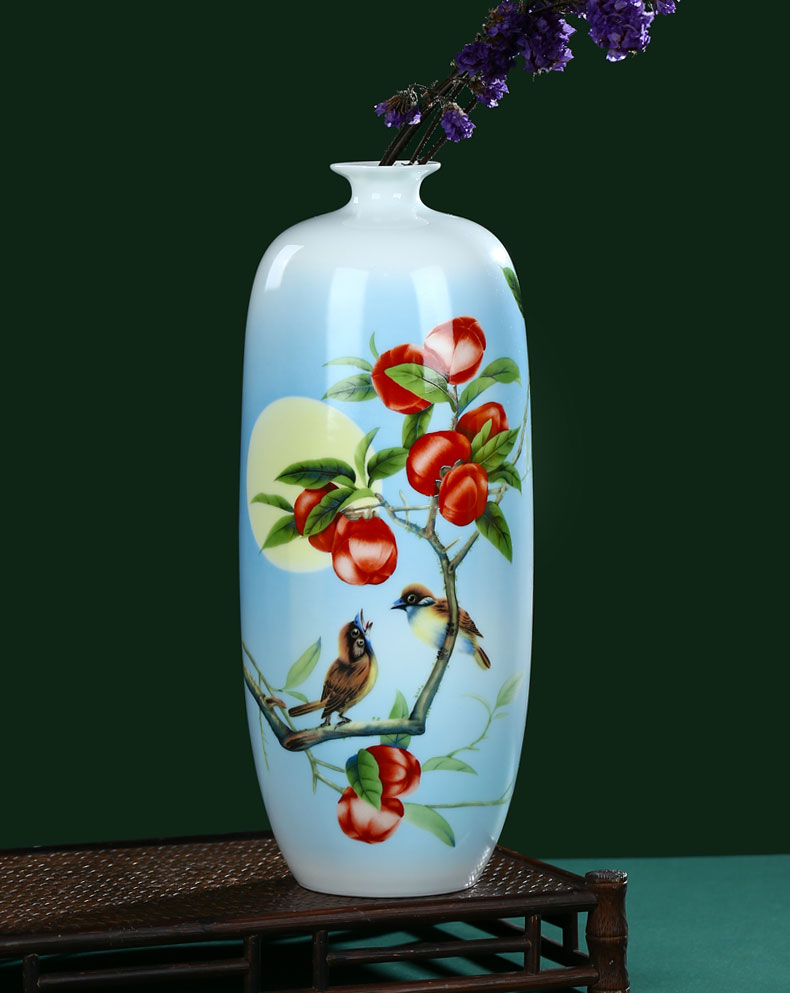 Jingdezhen ceramic gift packaging vase furnishing articles flower arranging porcelain bottle gifts home sitting room adornment handicraft