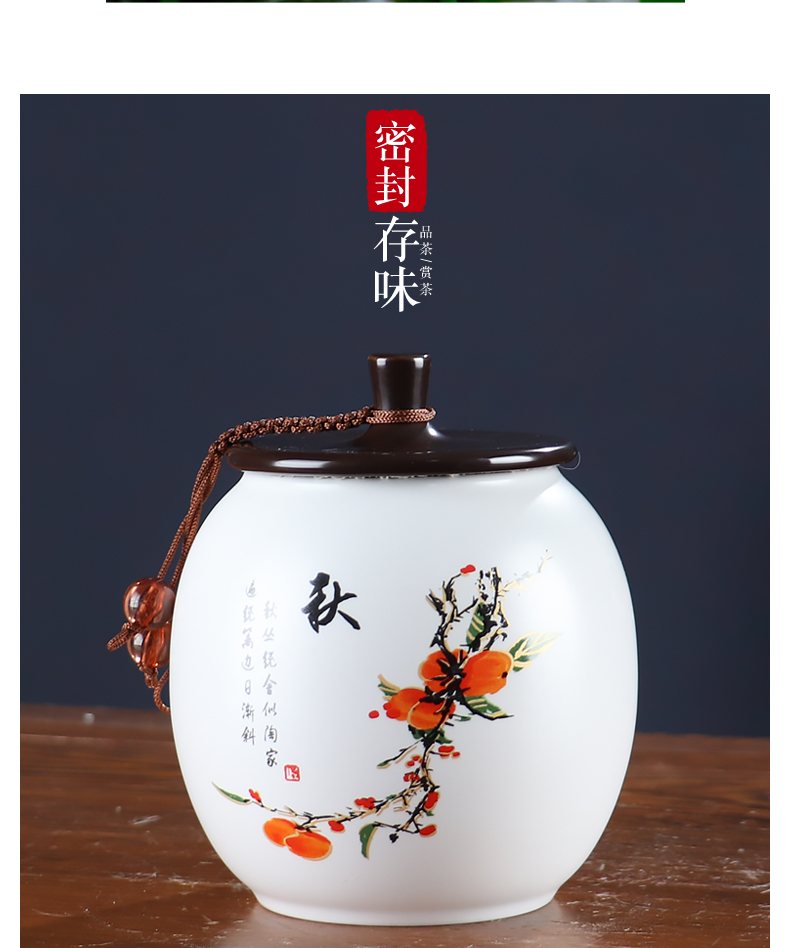 Spring, summer, autumn and winter home seal tea pot ceramic tea boxes portable storage of individual character vogue pot pu 'er tea