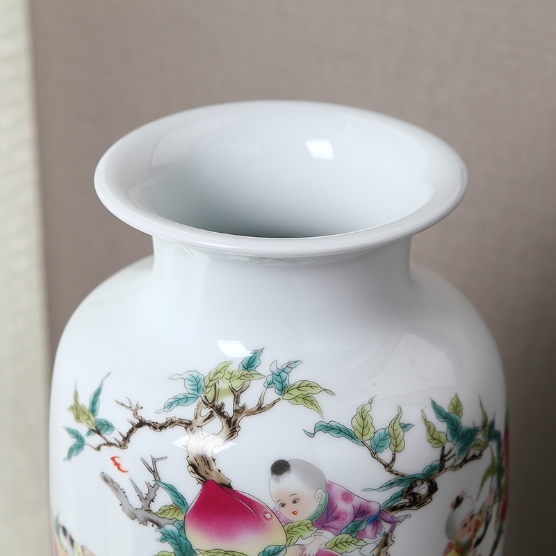 European medium handicraft decoration porcelain ceramic vase household act the role ofing is tasted, the living room floor vase restoring ancient ways furnishing articles