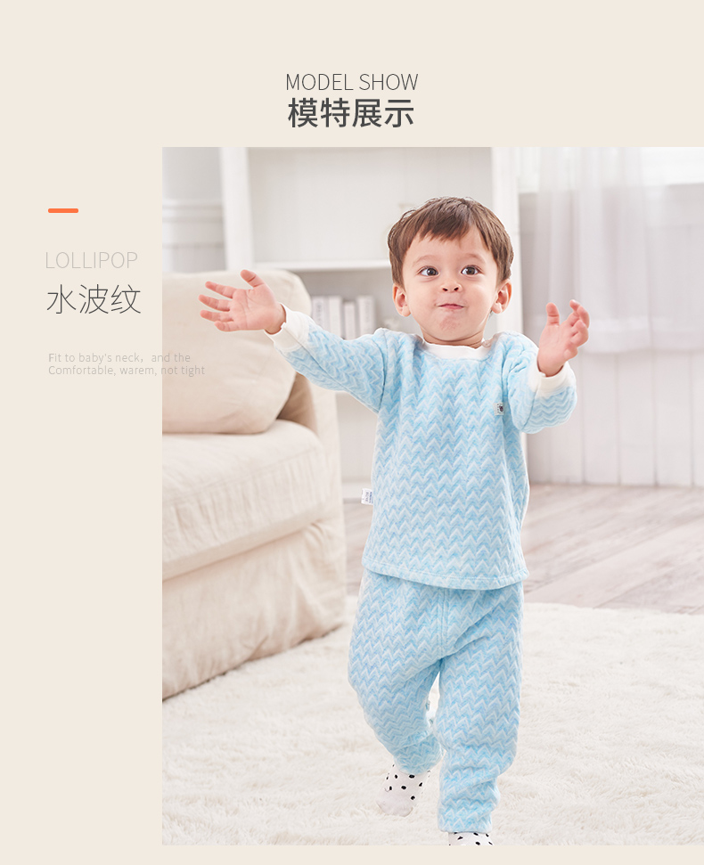 Quần áo trẻ em Nam Cực đặt quần áo cotton mùa thu quần áo bé trai và bé gái quần áo mùa thu đồ ngủ bé mùa xuân và mùa thu đồ bộ trẻ em