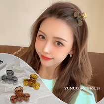 South Korea Transparent Liu Hai Little Grip Clip Nets Red Broken Hair Clip Shark Clip Female Rear Brain Spoon Temperament Hairpin Clip Head Accessories