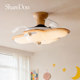 Sharedon Airplane Fan Light Kidsren's Room Boy's Bedroom Full Spectrum Eye Protection New Cartoon Creative