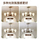 Sharedon Vintage Chandelier, South Seas Retro Vintage French Living Room Lamp, Magic Bean Branch-Shaped New Main Light