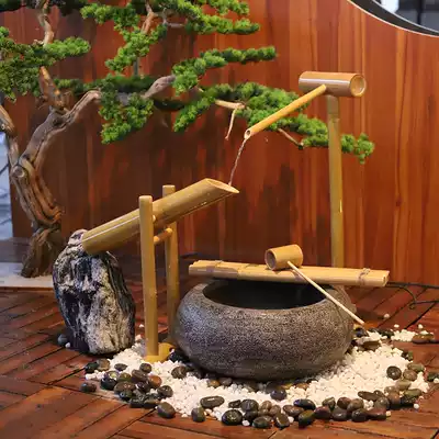 Stone pot, stone basin, water basin, Japanese garden landscape, courtyard, water, landscape, water, landscape, waterscape, waterbasin