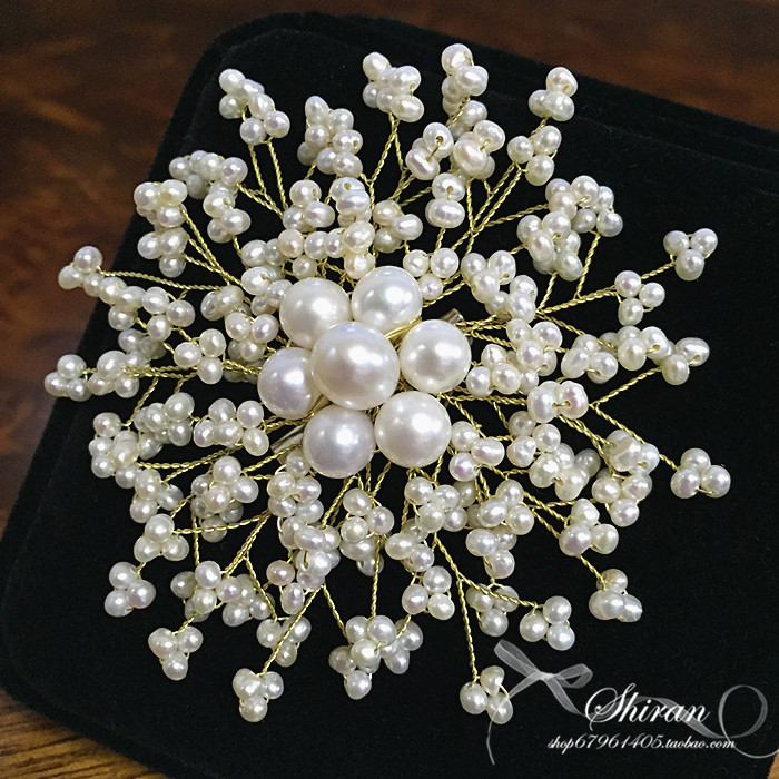 Broche femme en Nacre - Ref 1171594 Image 17