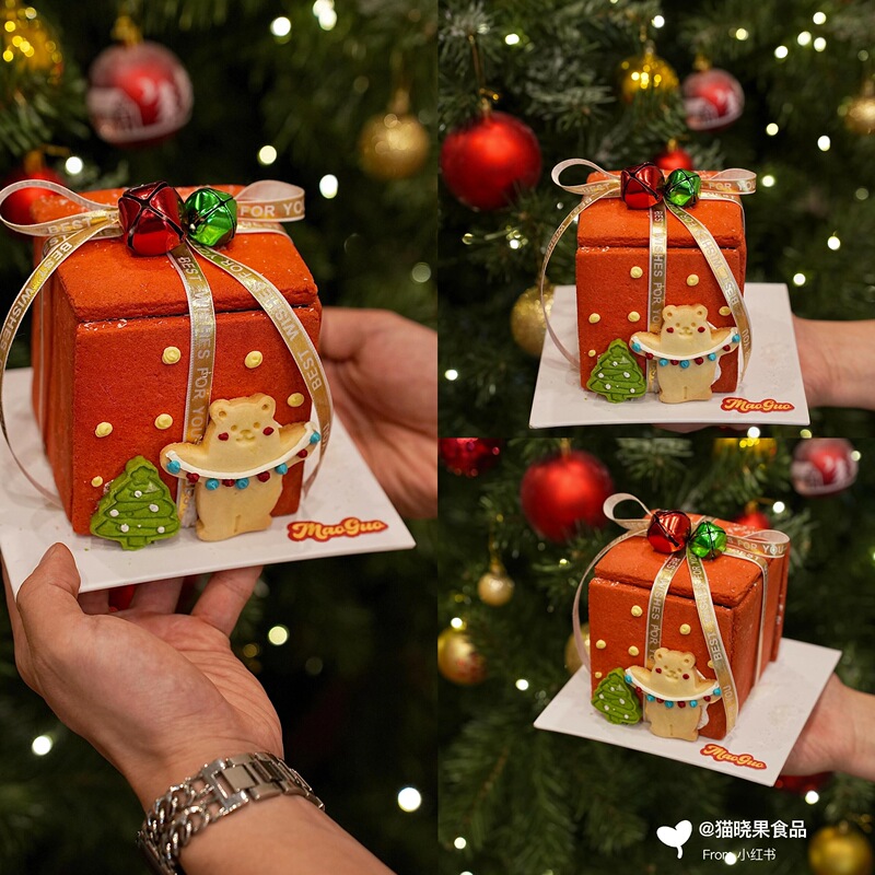 Influencer Picks Christmas Surprise Cookie Box Cake Decoration Christmas Tree Christmas Bear Rabbit Cookie Baking Decoration