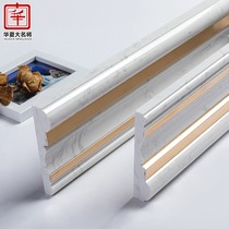 Yashi white all-over marble aluminum alloy door cover edge stone line modern light luxury bimetallic elevator yam