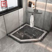 Kitchen and bathroom water barrier strip marble anti-skid plate shower room water barrier paste toilet leak-proof dry and wet separation water guide plate
