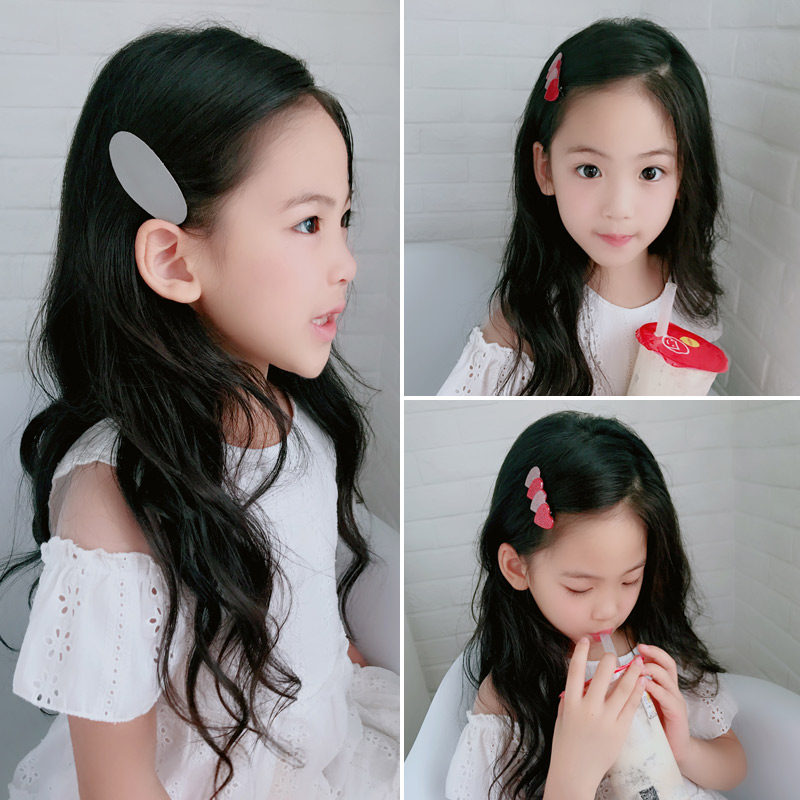 Han Edition Children Hairon Hairdress BB Hairclip Lovely side Clip Liu Haijie Girl Baby Little Girl Headless Princess Card