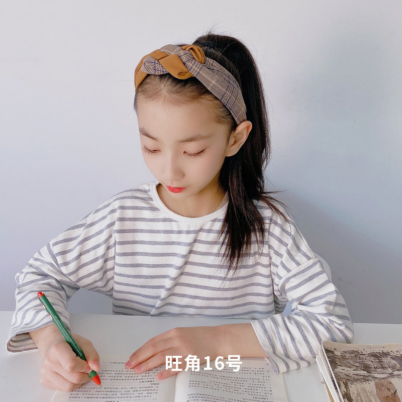 Hairpin haircut Girl child pressure hairpin cute hair basket hair baler Korea 10-year-old Broken Hair Stirrup Chiller without stranglehead