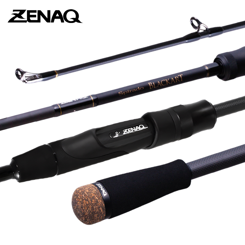 Zenaq Freshwater Bass Rod Spirado Blackart High-Sensitivity Sea Fishing Lure Rod for Black Pit Mandarin Fish and Mandarin Fish